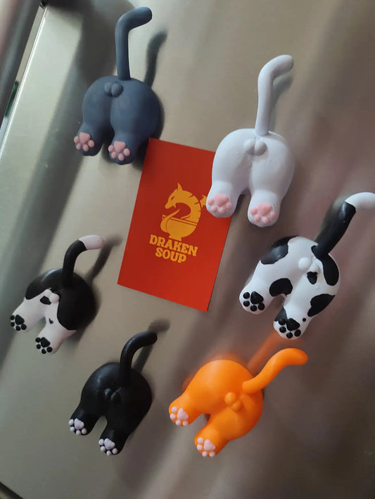 Cat Butt Fridge Magnets