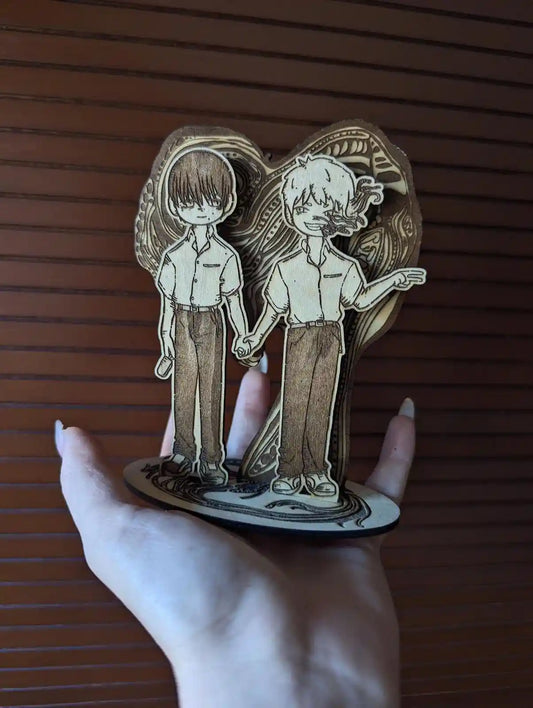 The Summer Hikaru Died · Hikaru & Yoshiki Anime Standee