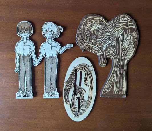 The Summer Hikaru Died · Hikaru & Yoshiki Anime Standee