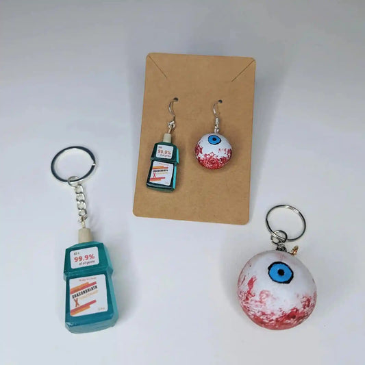 Mouthwashing · Dragonbreath & Eyeball · Keychain & Earrings