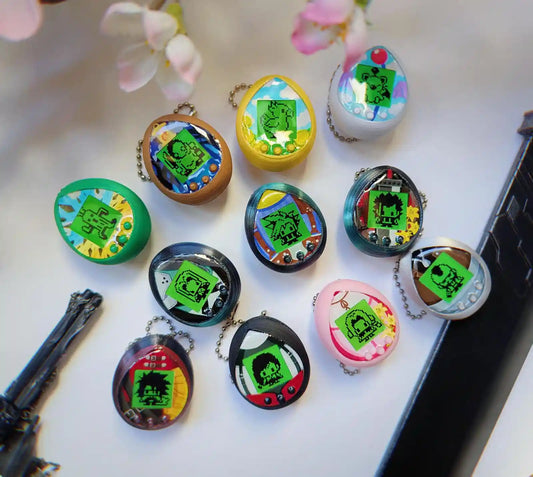 Final Fantasy VII · Characters & Mascots Tamagotchi Keychains