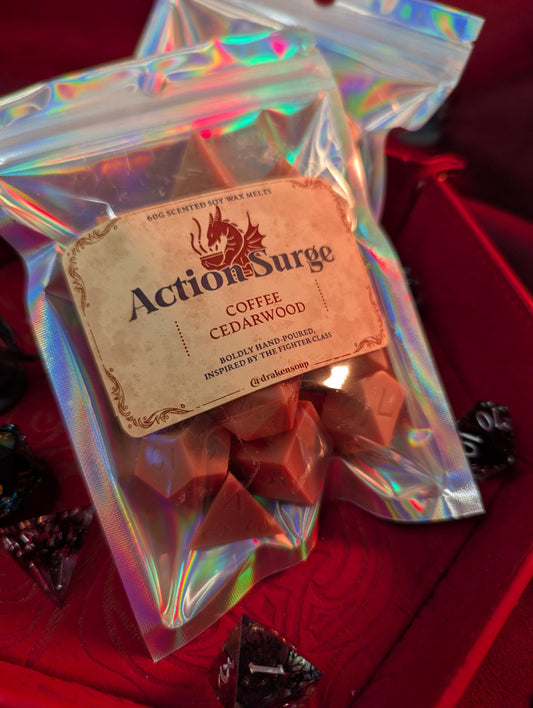 Wax Melts · Action Surge · Fighter class Inspired scent