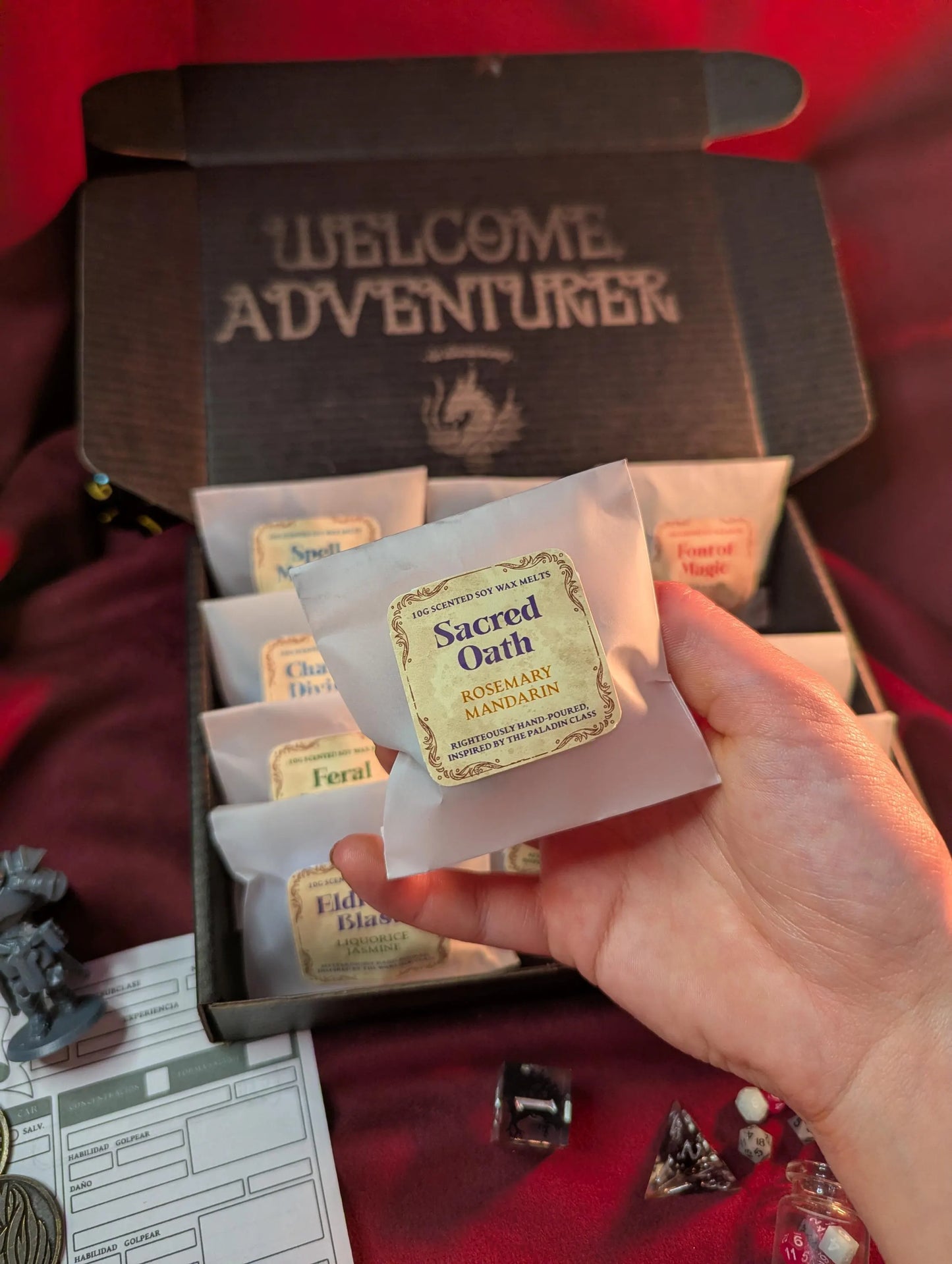 Wax Melts · D&D Class Inspired Scents · Sampler Set