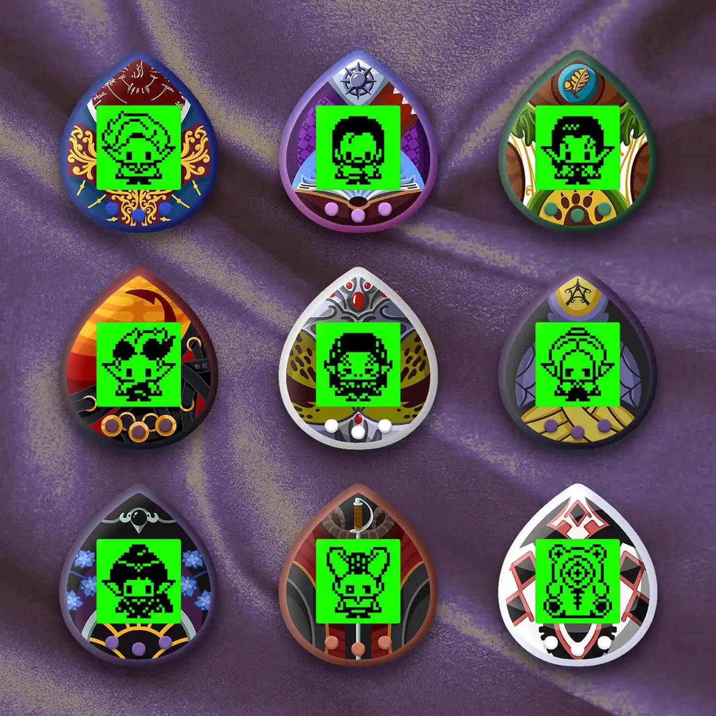 Baldur's Gate 3 · Companions Tamagotchi Keychain