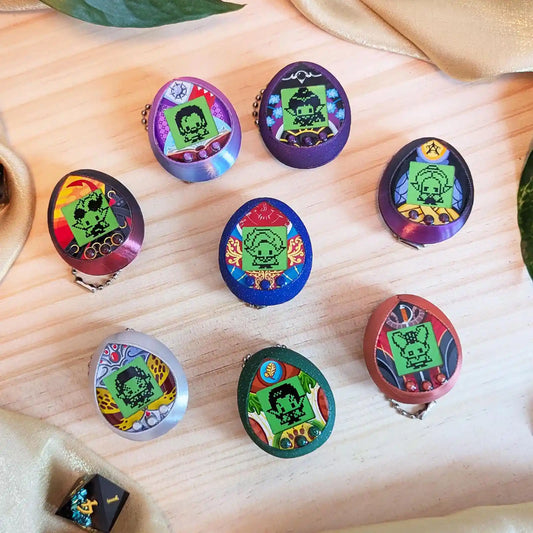 Baldur's Gate 3 · Companions Tamagotchi Keychain